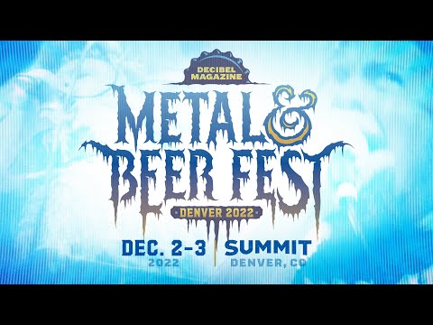 Decibel Magazine Metal & Beer Fest: Denver 2022 Announcement Commercial