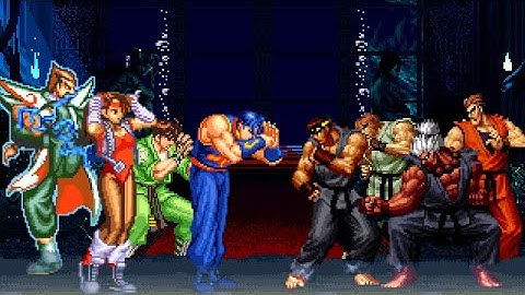 [KOF Mugen] Memorial | Breakers vs SF Martial Art Team [ 4vs4 ]