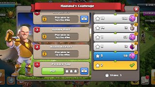 Faster complete haaland challenge coc