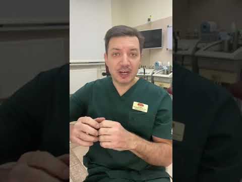 После купания появляется