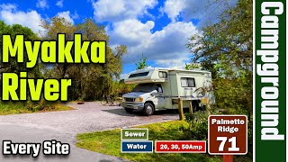 Myakka River State Park Campground Tour EVERY SITE (RV Living) 4K