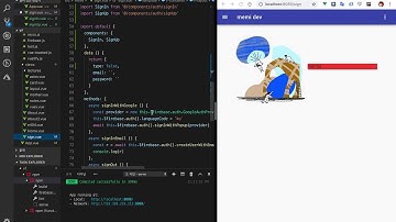 Vue와 Firebase로 모던웹사이트 만들기 강좌 028 로그인 화면 모양 내보기
