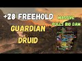 Guardian druid m 28 freehold  fort spiteful volcanic  only massive pulls allowed