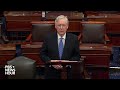 WATCH LIVE: Majority Leader Mitch McConnell speaks on Senate floor after House impeachment vote