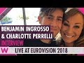 Capture de la vidéo Benjamin Ingrosso &Amp; Charlotte Perrelli (Sweden) Interview @ Eurovision 2018 | Wiwibloggs
