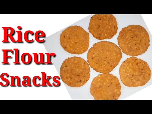 Rice Flour Recipe || Rice flour Snacks | N COOKING ART