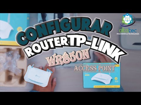 Como CONFIGURAR Router Tp-Link WR850N en Modo ACCESS POINT (Paso a Paso)