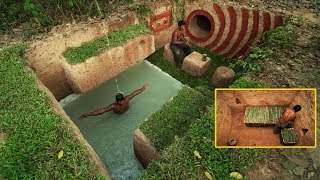 Building The Greatness Hidden House Underground And Underground Swimming Pool