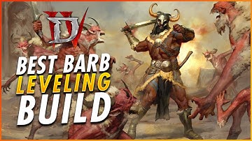 Diablo 4 - Best Barbarian Leveling Build Guide 1-50! Skill Tree, Legendaries, & More