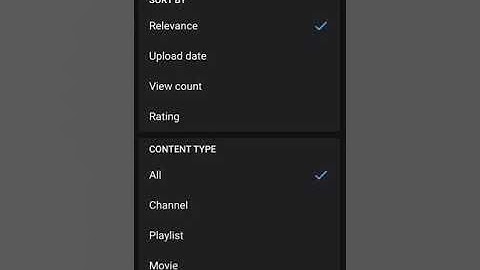 YouTube search filters bug fix iPhone 2019