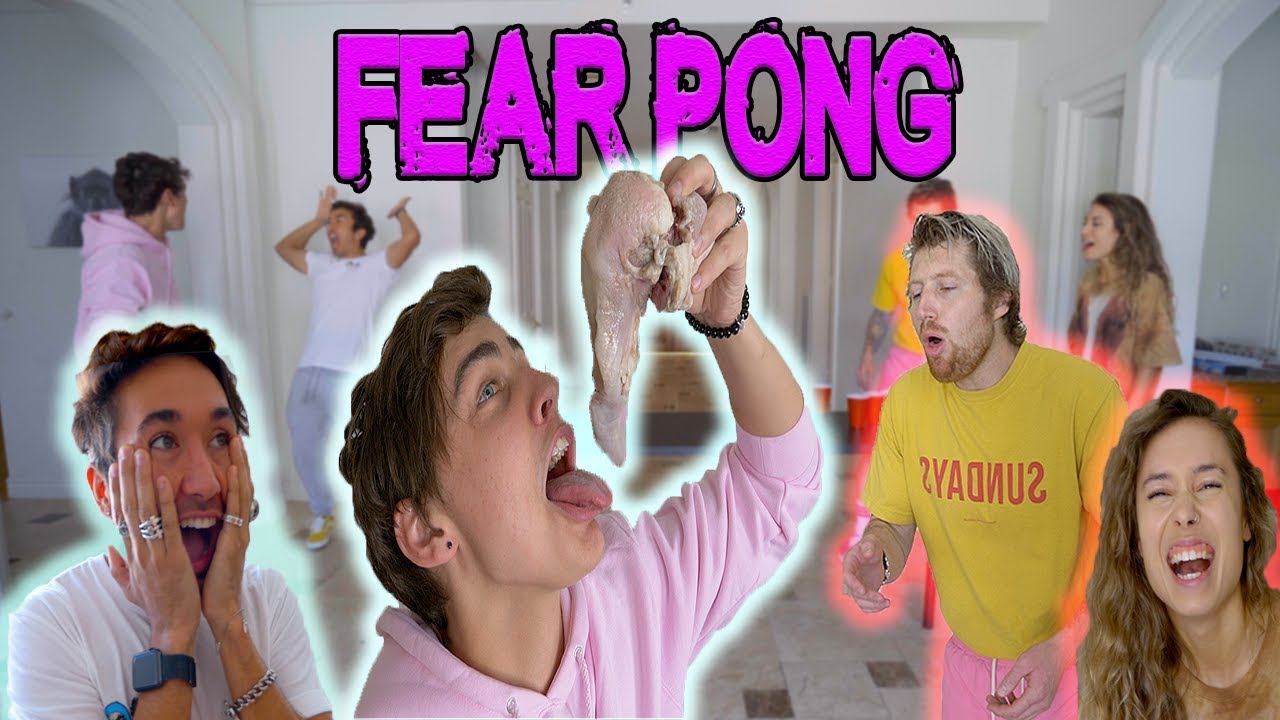 COUPLES FEAR PONG (DISGUSTING) ft. Colby Brock , Scotty Sire, & Kristen McAtee