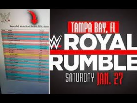 WWE Royal Rumble 2024 “leak” is NOT REAL (FAKE) - YouTube