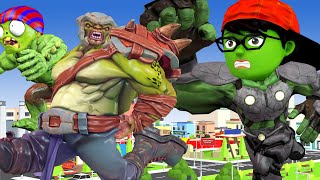 Scary Teacher 3D Humorous || Nick Summon Team Superhero fight Vs Team Zombie revenge for father