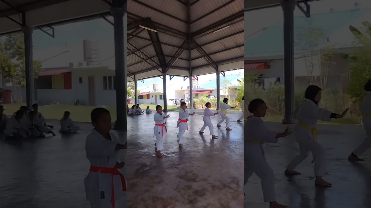 Zaza Channel Karate Tawau, Sabah Upgrading at 19 March 2023. Zaza Belt Yellow To Orange. TQ Sensei