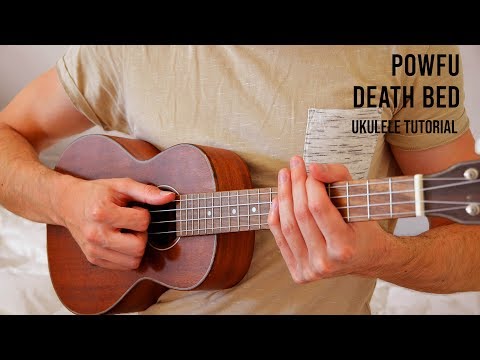 Powfu – death bed EASY Ukulele Tutorial With Chords / Lyrics