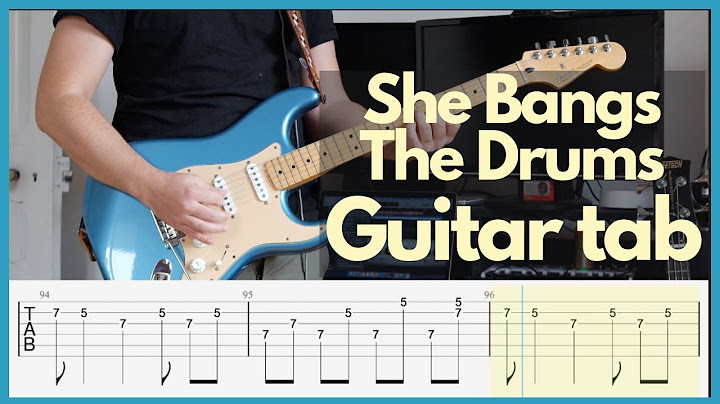 She Bangs the Drums Cover version - Cover performance video thumbnail