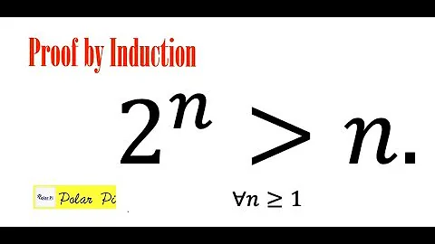 Proof that 2^n is greater than n.