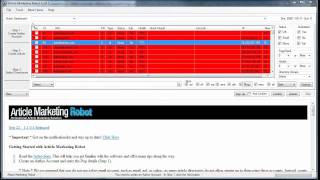 Semi-Automatic Scraping using Article Marketing Robot