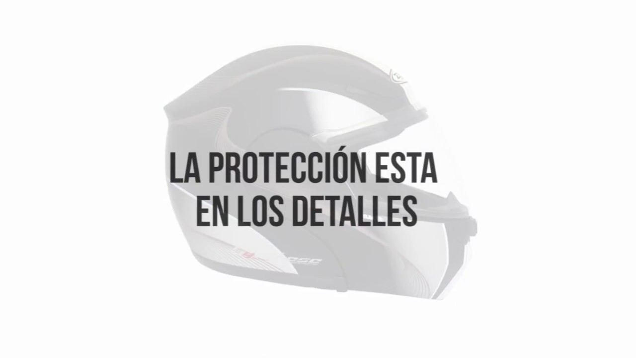 La protección esta en los Detalles - CASCO ABATIBLE ZEUS 3000 NEGRO MATE GG7 - YouTube