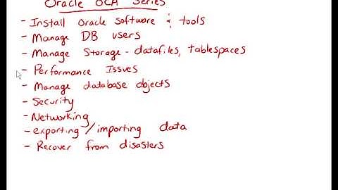 1 Oracle OCA 9i & 10G   Introduction