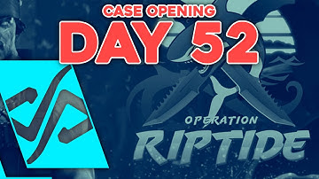 CSGO Riptide Case Opening till a Gold appears - Day 52