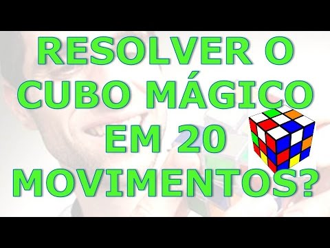 Vídeo: Quais são os 20 movimentos para resolver um cubo mágico?