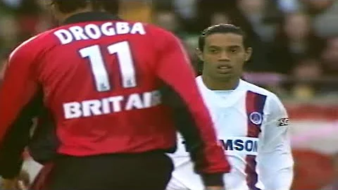 Ronaldinho & Drogba Legendary Match In 2003
