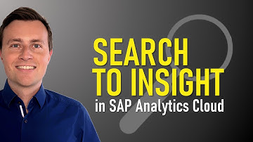Search to Insight in SAP Analytics Cloud