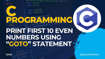 C Program to print first 10 even numbers using “goto” statement | in Hindi