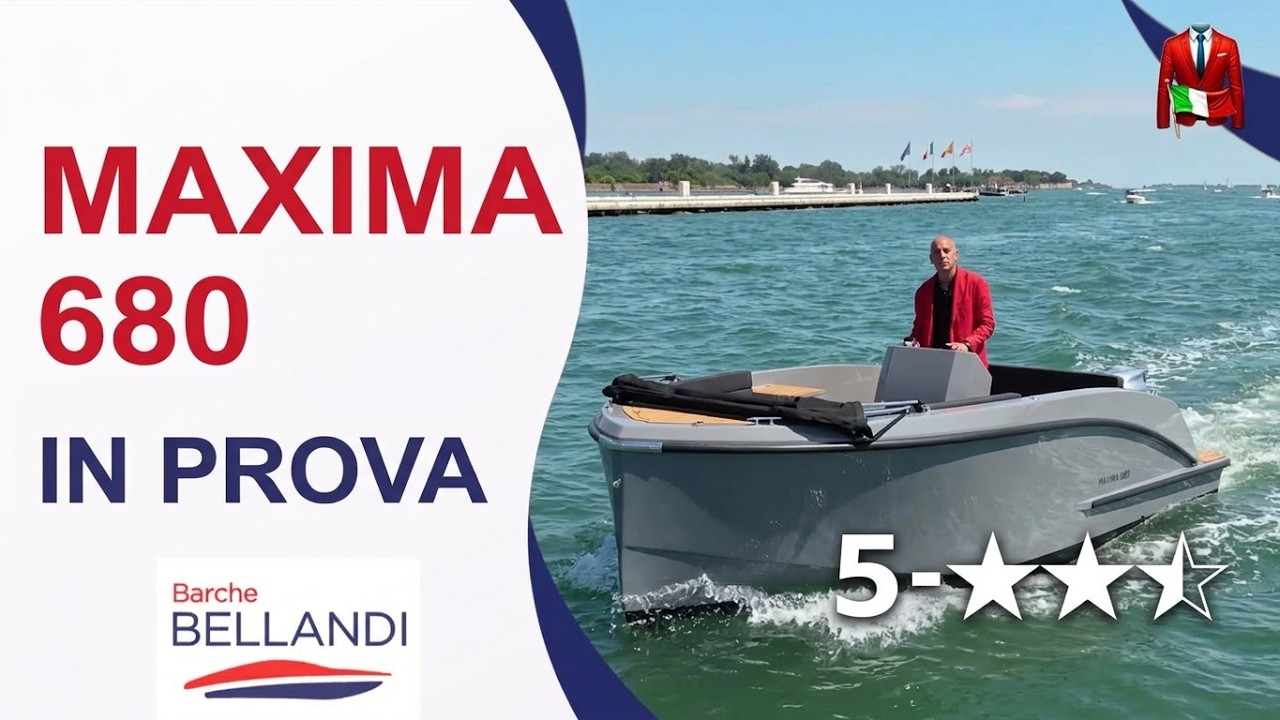 ⁣Nuova Maxima 680: la prova in mare che ti sorprenderà!