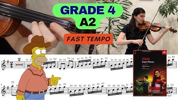 Thumbnail of Grade 4 - A2: "Ragtime Annie" Trad. American ABRSM Violin 2024 | Fast (♩= 120) with Sheet Music