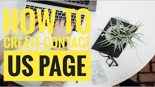 How to Create a Modern Contact Us Page | Responsive Contact Form using HTML, CSS & Bootstrap