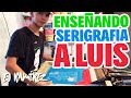 CLASES DE SERIGRAFIA TEXTIL A LUIS // Ej Ramirez