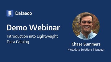 Dataedo Demo - Introduction into Lightweight Data Catalog (2021)
