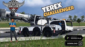 Terex Crane Mod In Bus Simulator Indonesia - Bussid Bus Mod - Bussid Car Mod - Bussid New Bus