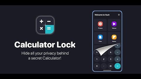 Calculator - Lock Photo Vault