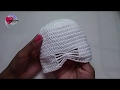 COMO HACER GORRO A CROCHET O GANCHILLO PASO A PASO TODAS LAS TALLAS...
