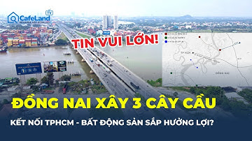 TIN VUI LỚN: Hơn 40.000 tỷ đồng xây 3 CÂY CẦU nối Đồng Nai – TP.HCM | CafeLand
