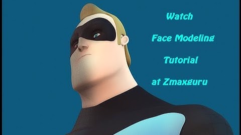 Cartoon character nose modeling in Maya part 3