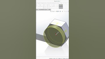 Nut and bolt design in SOLIDWORKS and render it in keyshot #keyshot #solidworks #tutorial #3d