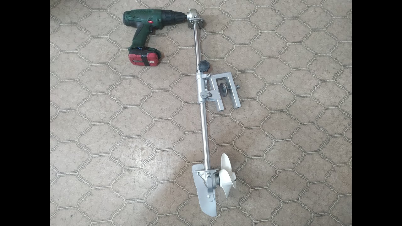 мотор за лодка ръчна изработка(Самодельный лодочный электромотор ...