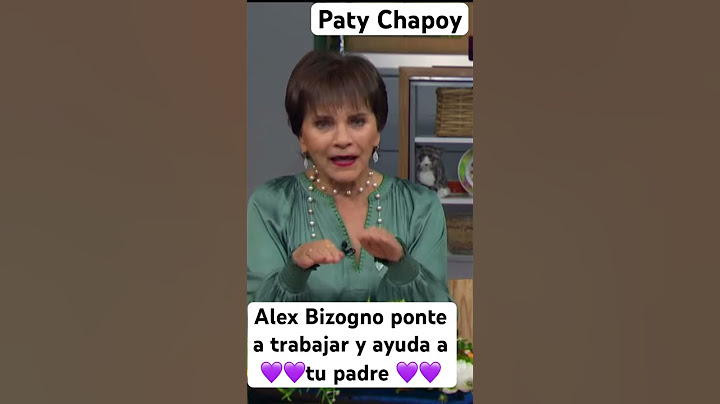 Patty Chapoy molesta con Alex Bisogno por crear problemas que no existen por la herencia de Daniel