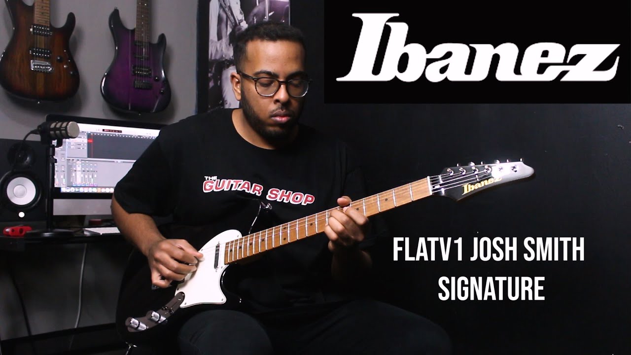 Ibanez FlatV1 Josh Smith Signature Electric Guitar-Signed by Josh in Our  Shop! Free Shipping!