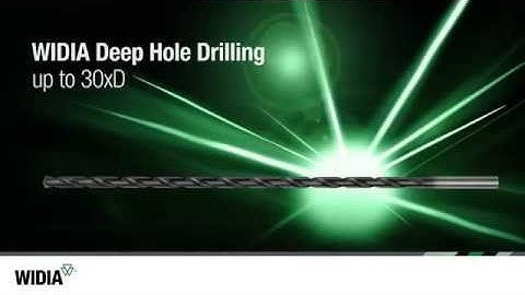 WIDIA Deep Hole Drilling up to 30xD 360p