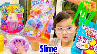 Changcady review tất cả các loại chất nhờn ma quái slime mua ở siêu thị