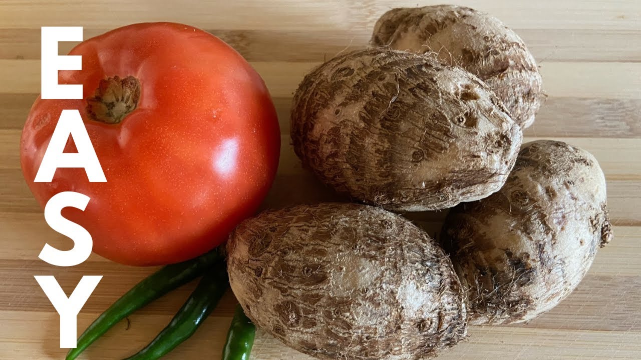 How to cook Eddoes Arvi Kachalan YouTube