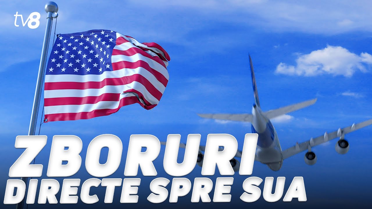 Zboruri directe spre SUA. Moldova a semnat un acord de liberalizare a transportului aerian
