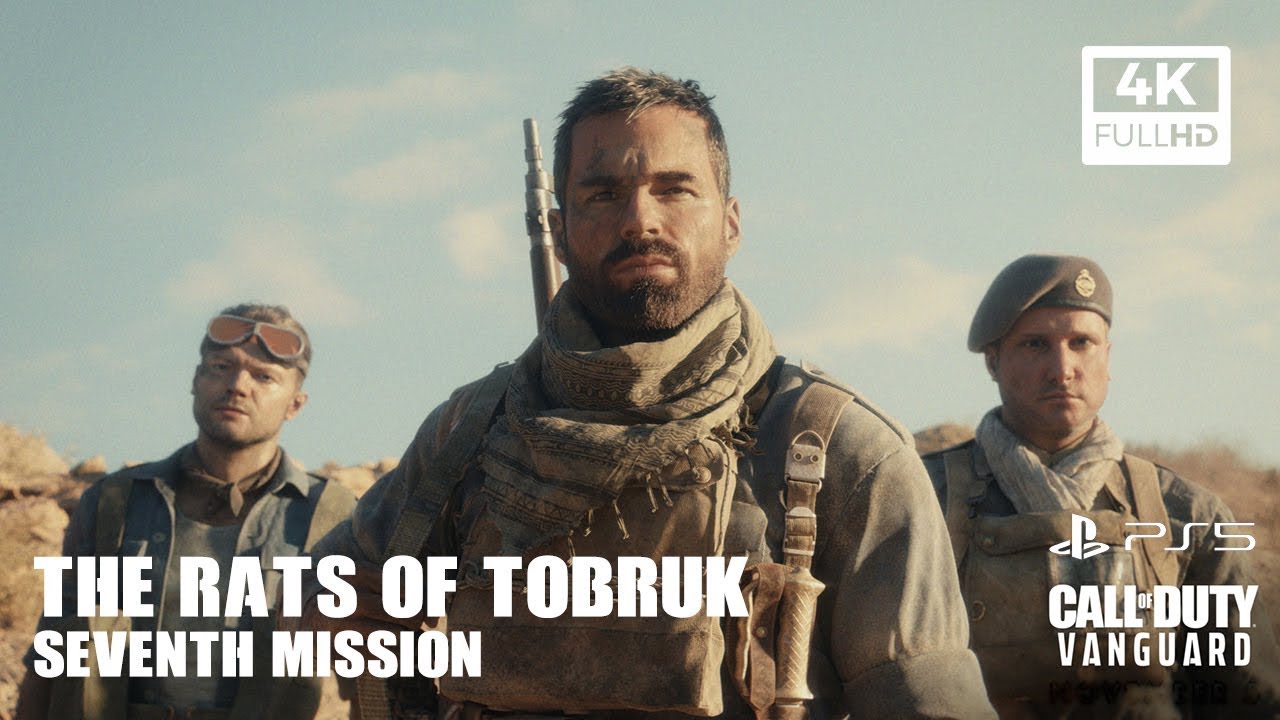 Cod Rats COD Vanguard campaign Mode THE RATS OF TOBRUK - YouTube