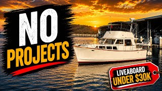 5 Move-In Ready Liveaboard Boats Under 30K for Sale Right Now in the USA