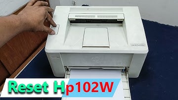 How to reser hp laserjet 102w printer || factory reset hp wifi printer